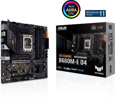 Материнская плата mATX LGA1700 ASUS TUF GAMING B660M-E D4