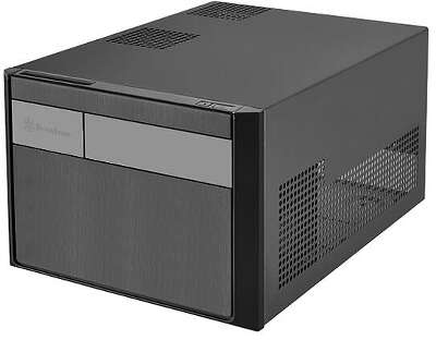 Корпус SilverStone SG11B, черный, mATX, Без БП (SST-SG11B)