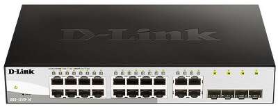 Коммутатор D-Link DGS-1210-16/G2A Настраиваемый L2 коммутатор с 16 портами 10/100/1000Base-T и 4 комбо-портами 100/1000Base-T/SFP