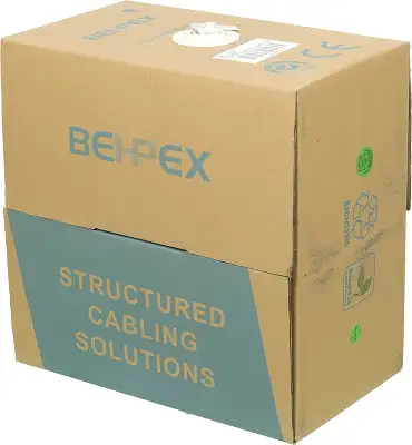 Кабель сетевой UTP 4 пары cat.5E solid 0.50мм CCA 305м серый