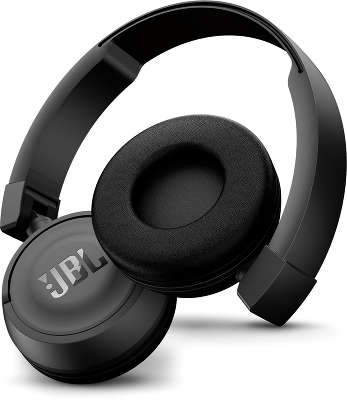 Наушники беспроводные с микрофоном JBL T450BT, Black [JBLT450BTBLK]