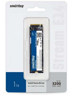 Smartbuy M.2 SSD 1Tb Stream E14 SBSSD512-STE14-M2P3 NVMe PCIe3 