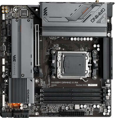 Материнская плата mATX LGAAM5 GIGABYTE B650M GAMING X AX