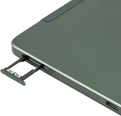 Планшет Digma Pro Pulse T616 (2.0) 8C RAM8Gb ROM256Gb 10.4" In-Cell 2000x1200 4G 2Sim Android 14 темно-зеленый 13Mpix 5Mpix BT WiFi microSD 128Gb 7000mAh 500hrs