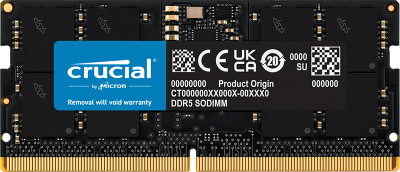 Оперативная память Crucial by Micron 16GB DDR5-5600 SODIMM (CT16G56C46S5) CL46 1.1V 1 Year Warrаnty