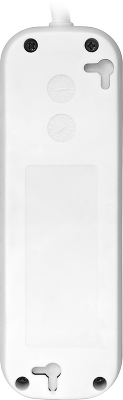 Удлинитель с заземлением Defender E350 5.0 м, 3 розетки (пакет)