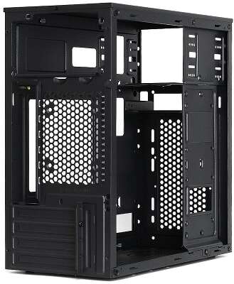 Корпус CROWN CMC-4220, черный, mATX (CM-PS500W ONE)