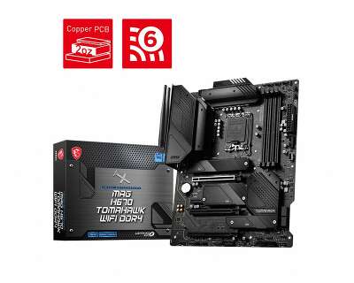 Материнская плата ATX LGA1700 MSI MAG H670 Tomahawk WIFI DDR4