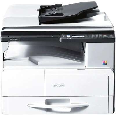 Ricoh MP 2014AD (912356) 417378N {МФУ, A3, 256Мб, 20стр/мин, дуплекс, GDI, ARDF50,  в комплекте тонер (4000стр), девелопер, инструкция, запуск инженером АСЦ 