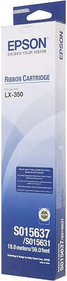 Риббон-картридж EPSON S015637 черный для LX-300+II/LX-350 (o)