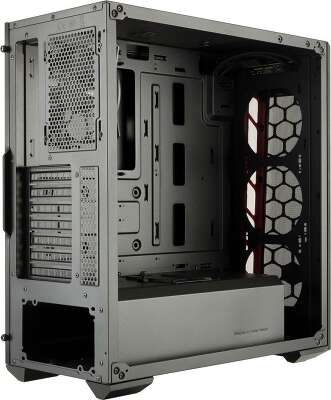 Корпус COOLERMASTER MB511, черный/белый, ATX, Без БП (MCB-B511D-KANN-S02)