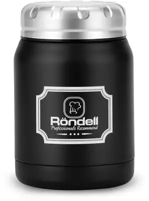 Термос для еды Rondell Picnic RDS-942 0.5л. черный картонная коробка