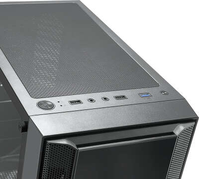 Корпус Ginzzu CL150, черный, ATX, Без БП (CL150 Black)