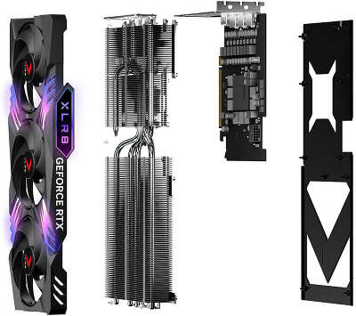 Видеокарта PNY NVIDIA nVidia GeForce RTX 4070Ti XLR8 Gaming VERTO EPIC-X RGB Overclocked 12Gb