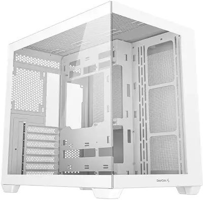 Корпус Deepcool CG530 WH белый без БП ATX 10x120mm 4x140mm 1xUSB2.0 2xUSB3.0 audio bott PSU