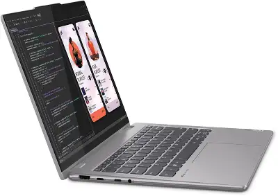 Ноутбук Lenovo Yoga 7 14AHP9 Ryzen 5 8640HS 16Gb SSD1Tb AMD Radeon 760M 14" IPS Touch WUXGA (1920x1200) Windows 11 Home dk.grey WiFi BT Cam Bag (83DK006SRK)