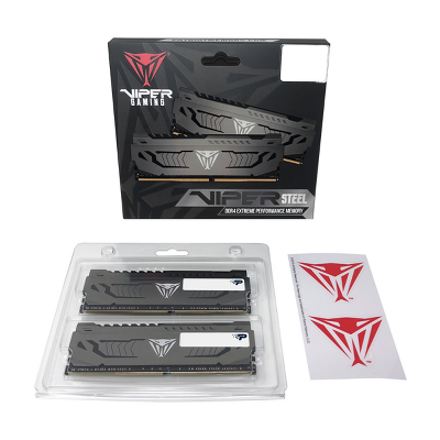 Оперативная память Patriot Viper STEEL DDR4 DIMM 64GB 3200MHz KIT 2*32GB CL16 16-18-18-36 1.35V
