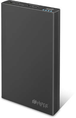 Внешний аккумулятор Hiper 12500 мАч, чёрный [RP12500]