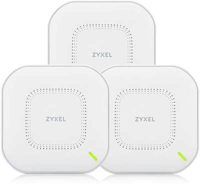 Точка доступа ZYXEL NebulaFlex NWA210AX, LAN: 2x2.5 Гбит/с, 802.11a/b/g/n/ac/ax, 2.4 / 5 ГГц, 3шт