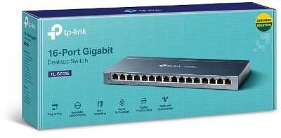 TP-Link TL-SG116 Настольный коммутатор с 16 гигабитными портами