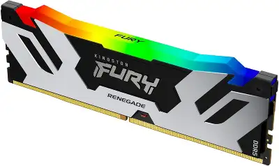 Память DDR5 48GB 6000MHz Kingston KF560C32RSA-48 Fury Renegade Silver RGB RTL Gaming PC5-48000 CL32 DIMM UDIMM 288-pin 1.35В single rank с радиатором Ret