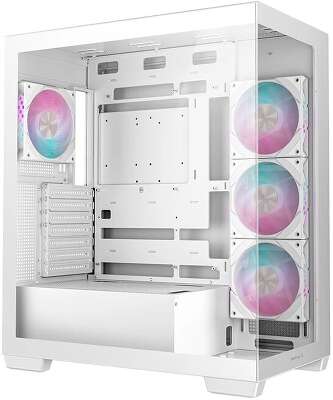 Корпус Mid-Tower Deepcool CG580 4F White (ATX, без БП, 2*USB3.0 Type-A+USB3.2 Type-C) (R-CG580-WHADA4-G-1)