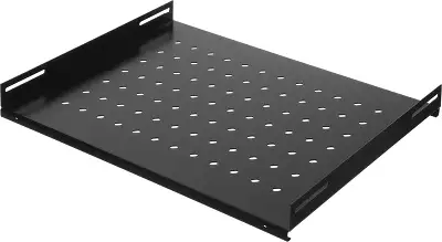 Полка стационарная NTSS NTSS-FS-600-BL 1U нагр.:60кг. 19