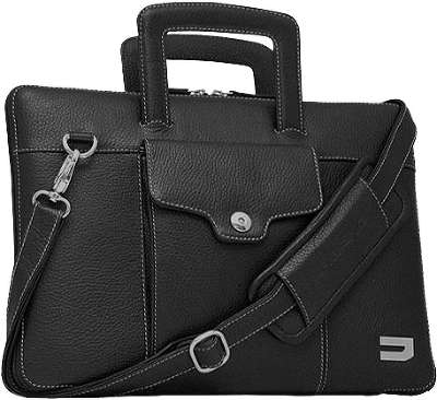 Кожаный портфель Urbano для MacBook 15", чёрный [UZRB15-01/B]