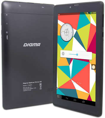 Планшетный компьютер 7" Digma Optima Prime 3G SC7731/512Mb/4G/3G/WiFi/BT/CAM/GPS/A4.4 черный