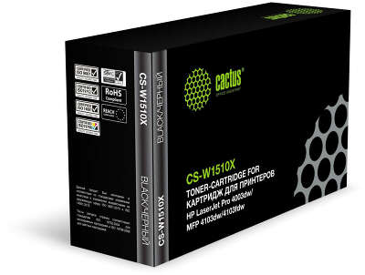 Картридж лазерный Cactus CS-W1510X W1510X black ((9700стр.) для HP LJ Pro 4003dw/MFP 4103dw/4103fdw) (CS-W1510X)