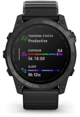 Смарт-часы Garmin Tactix 7 Standard 51мм 1.4" корп.черный рем.черный (010-02704-01)