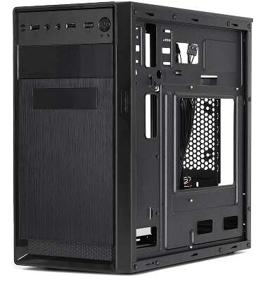 Корпус CROWN CMC-4220, черный, mATX (CM-PS500W ONE)
