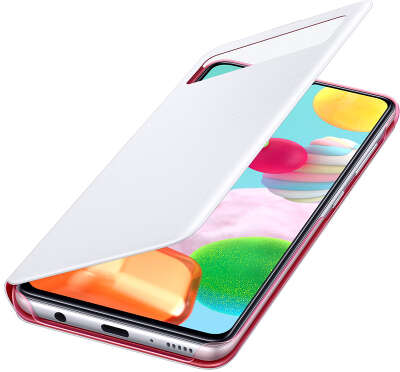 Чехол-книжка Samsung S View Wallet Cover для Galaxy A41 белый (EF-EA415PWEGRU)