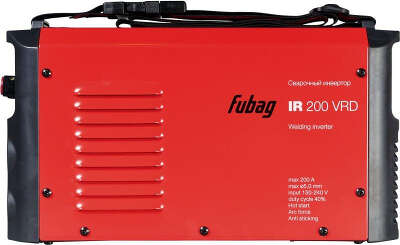 Сварочный аппарат Fubag IR 200 VRD инвертор ММА DC 8.6кВт
