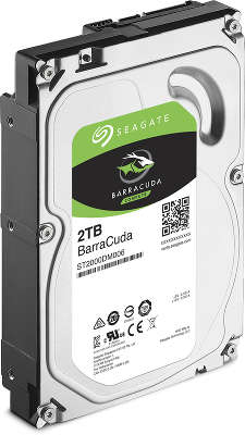 Жёсткий диск SATA-3 2TB [ST2000DM006] Seagate Barracuda, 7200rpm, 64MB Cache