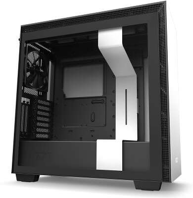 Корпус NZXT H710i White/black, белый, ATX, Без БП (CA-H710I-W1)