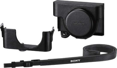 Кожаный кейс Sony LCJ-RXC для RX100, чёрный