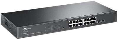 TP-Link SG2218 Коммутатор JetStream линейки Smart с 16 гигабитными портами RJ45 и 2 портами SFP