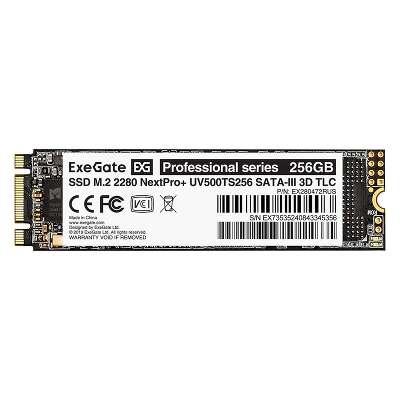 Твердотельный накопитель M.2 SATA3 256Gb Exegate Next Pro+ [EX280472RUS] (SSD) (OEM)