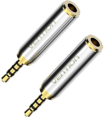 Переходник Vention mini Jack 3.5 mm F/micro Jack 2.5 mm M (VAB-S02)