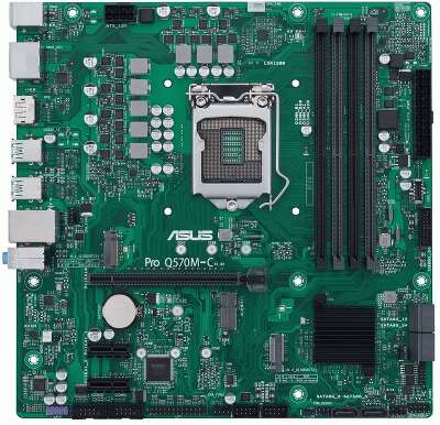 Материнская плата ASUS PRO Q570M-C/CSM LGA1200 mATX 4xDDR4 PCIEx16 2xPCIEx1 2xM.2 DP HDMI GLAN (165248)