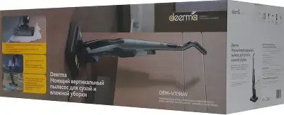 Пылесос моющий Deerma VX96W 160Вт серый/черный