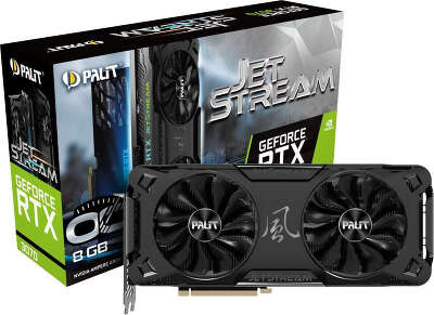 Видеокарта Palit NVIDIA nVidia GeForce RTX 3070 JetStream OC 8Gb GDDR6 PCI-E HDMI, 3DP