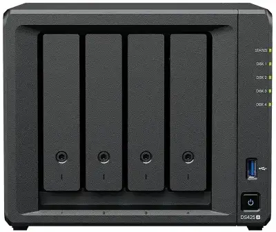 СХД настольное исполнение 4BAY NO HDD DS425+ SYNOLOGY