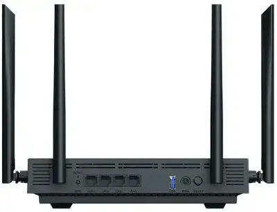 Роутер беспроводной Netis NX32U AX3000 10/100/1000BASE-TX/4G ready черный