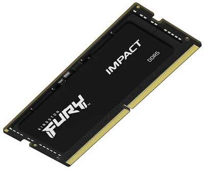 Модуль памяти DDR5 SODIMM 16Gb DDR4800 Kingston FURY Impact Black (KF548S38IB-16)