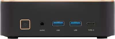 Неттоп IRU Tactio 525 Ryzen 5 6600H (3.3) 16Gb SSD512Gb 660M Windows 11 Pro GbitEth WiFi BT 120W черный (2057781)
