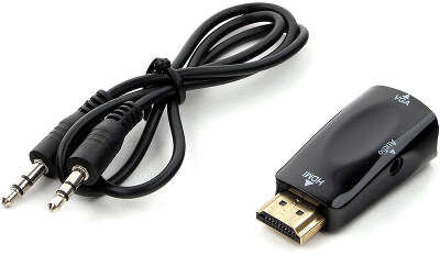 Переходник HDMI-VGA Cablexpert A-HDMI-VGA-02, 19M/15F, Jack3.5 аудиовыход