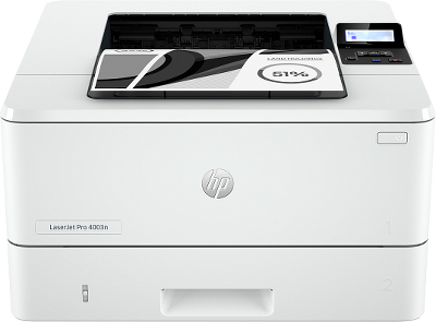 лазерный монохромный принтер HP LaserJet Pro 4003n (A4, 1200dpi,40 ppm, 256 Mb, 2tray 100+250, USB2.0/GigEth, PS3 , ePrint, AirPrint, cartridge 1500 pages in box, repl. W1A53A) (2Z611A#B13)