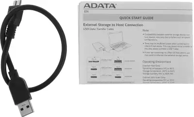 Внешний жесткий диск 2Tb [AHD330-2TU31-CBK] (HDD) ADATA HD330
